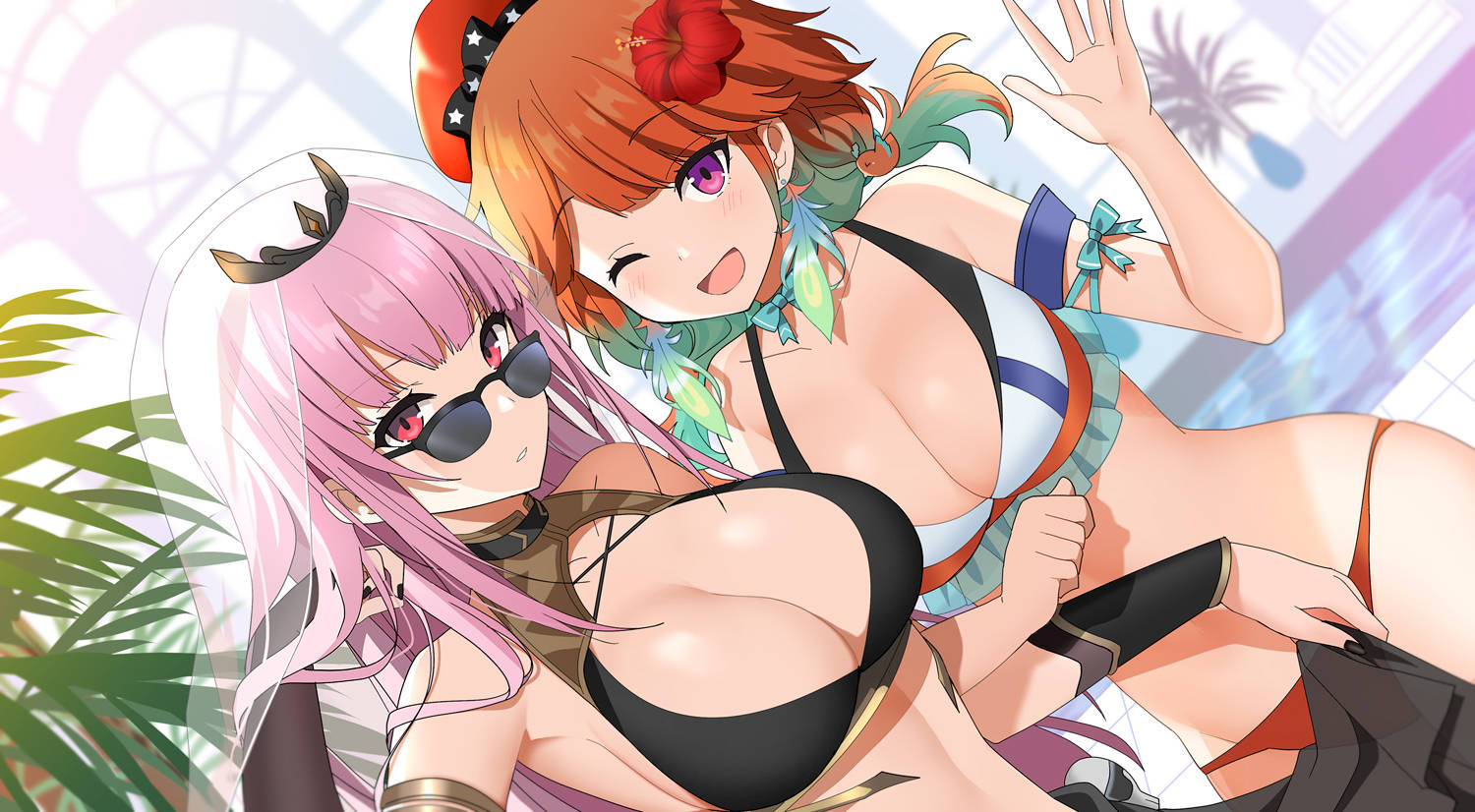 女孩胸部神話泳裝 壁紙