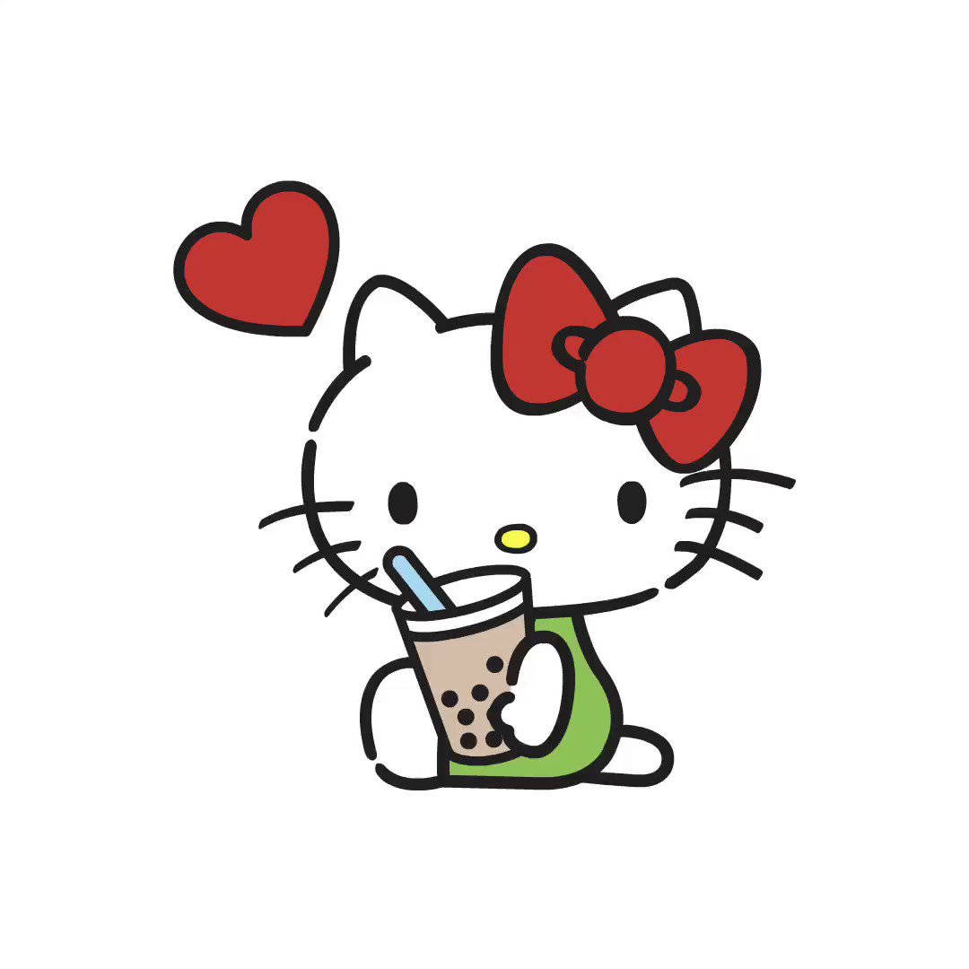 奶茶凱蒂貓頭像 壁紙