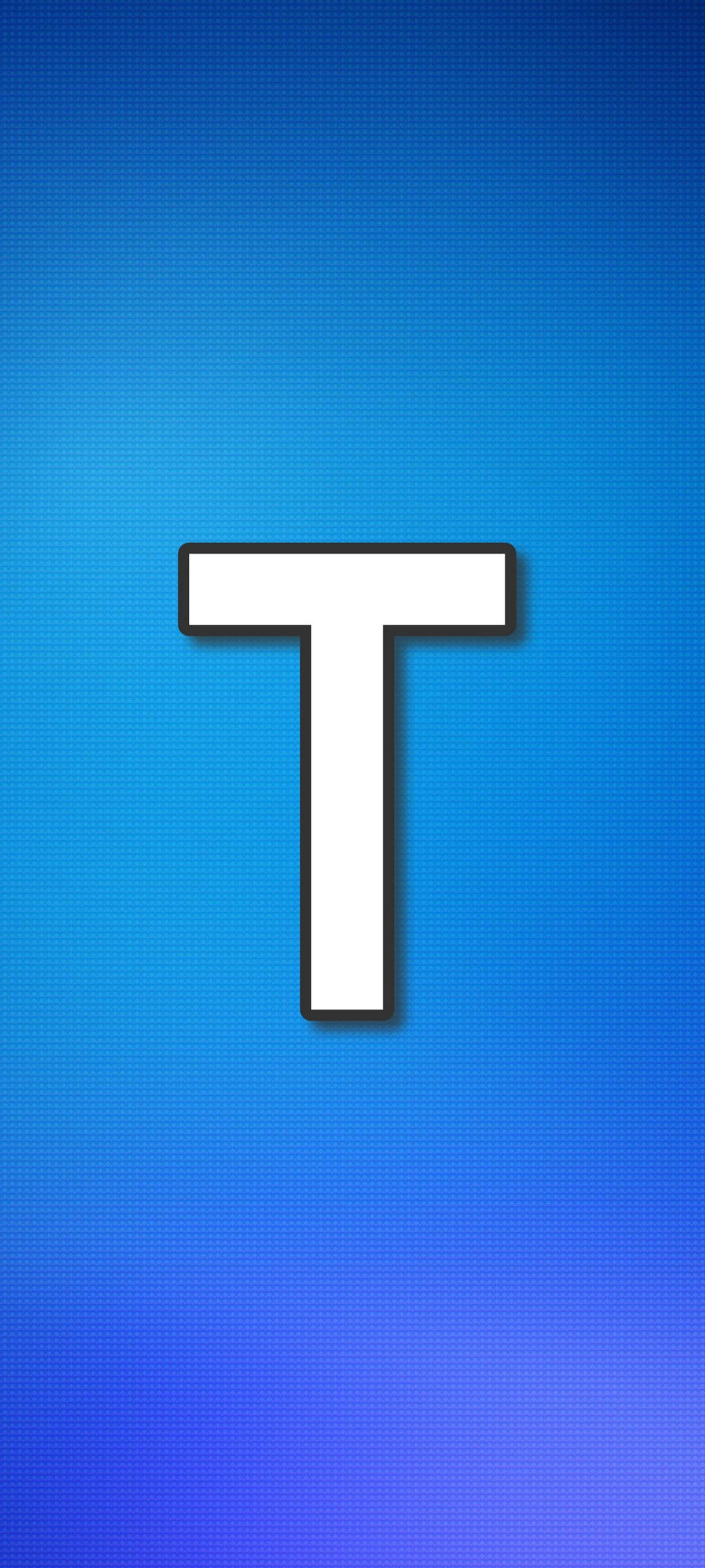 字母T網格圖案 壁紙
