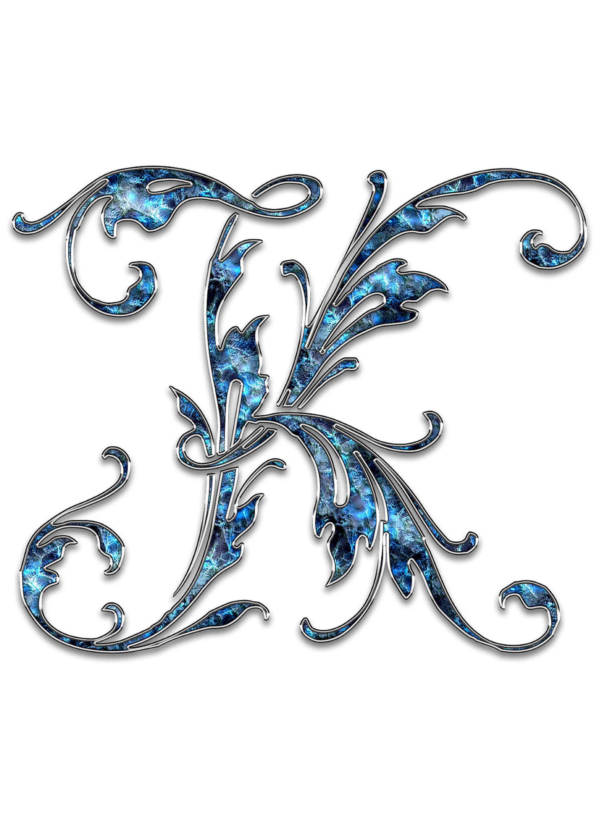 字母K的艺术诠释 壁紙