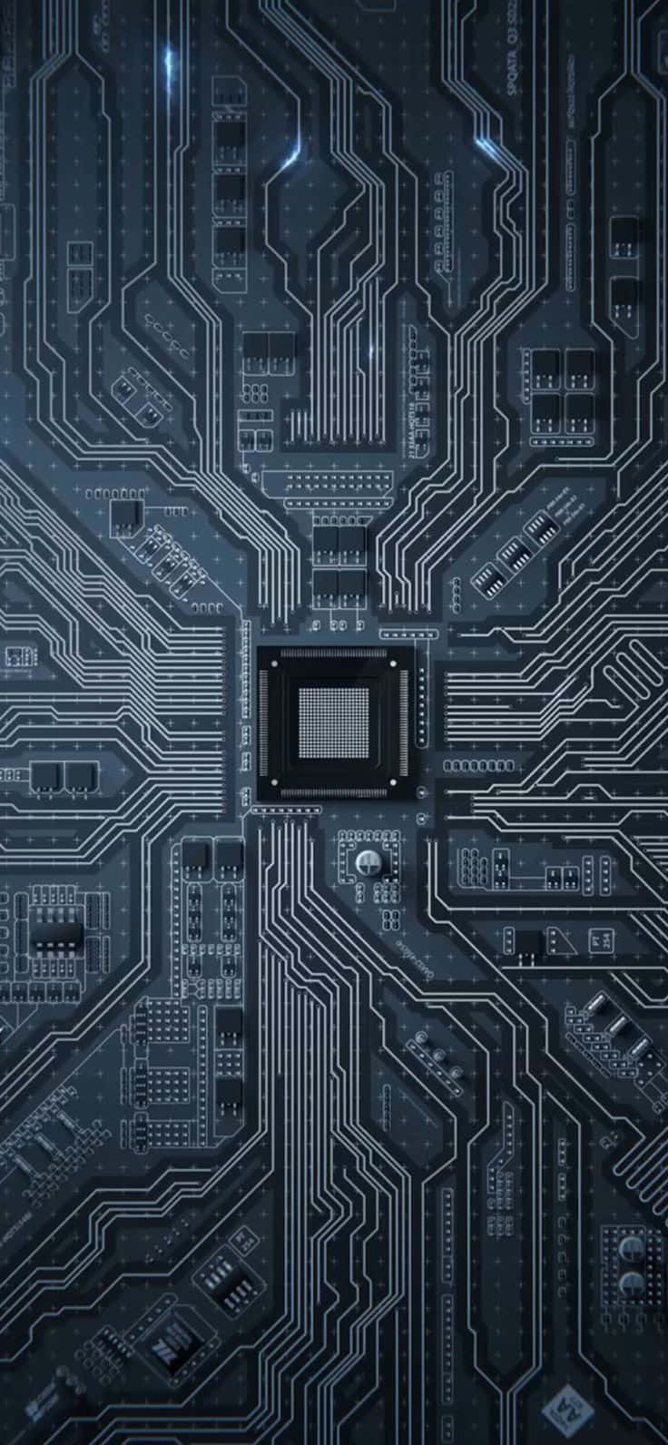 宁静冬日景观上空的壮丽极光 壁紙