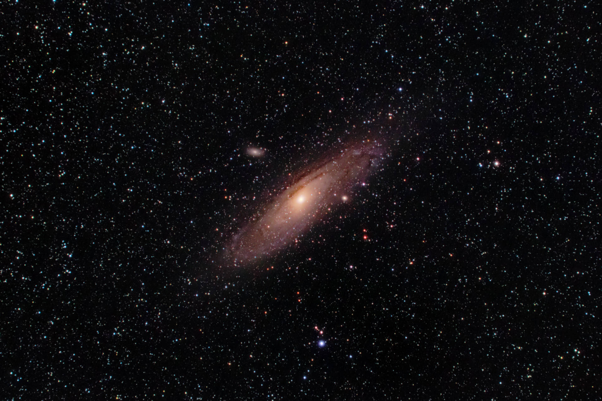 宇宙中的仙女座星系桌布