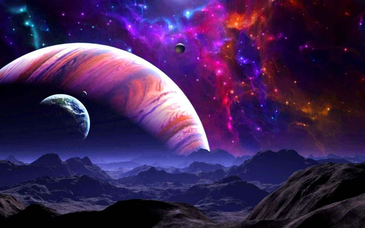 宇宙之外 - 银河系的壮丽景观 壁紙