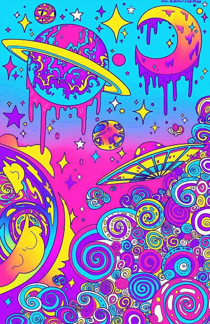 宇宙迷幻美学 壁紙