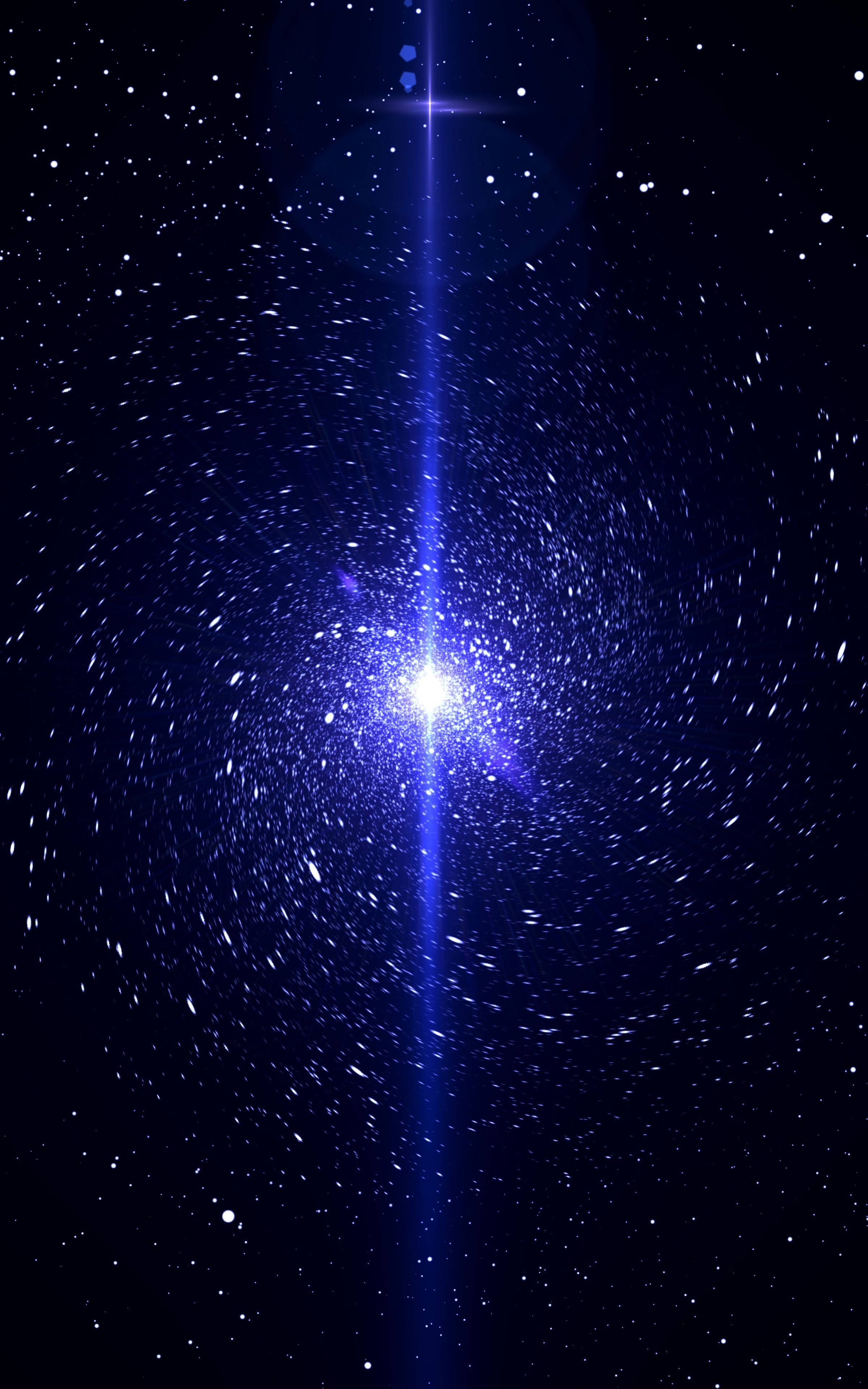 宇宙閃耀，星辰與光芒交織迷人圖案 壁紙