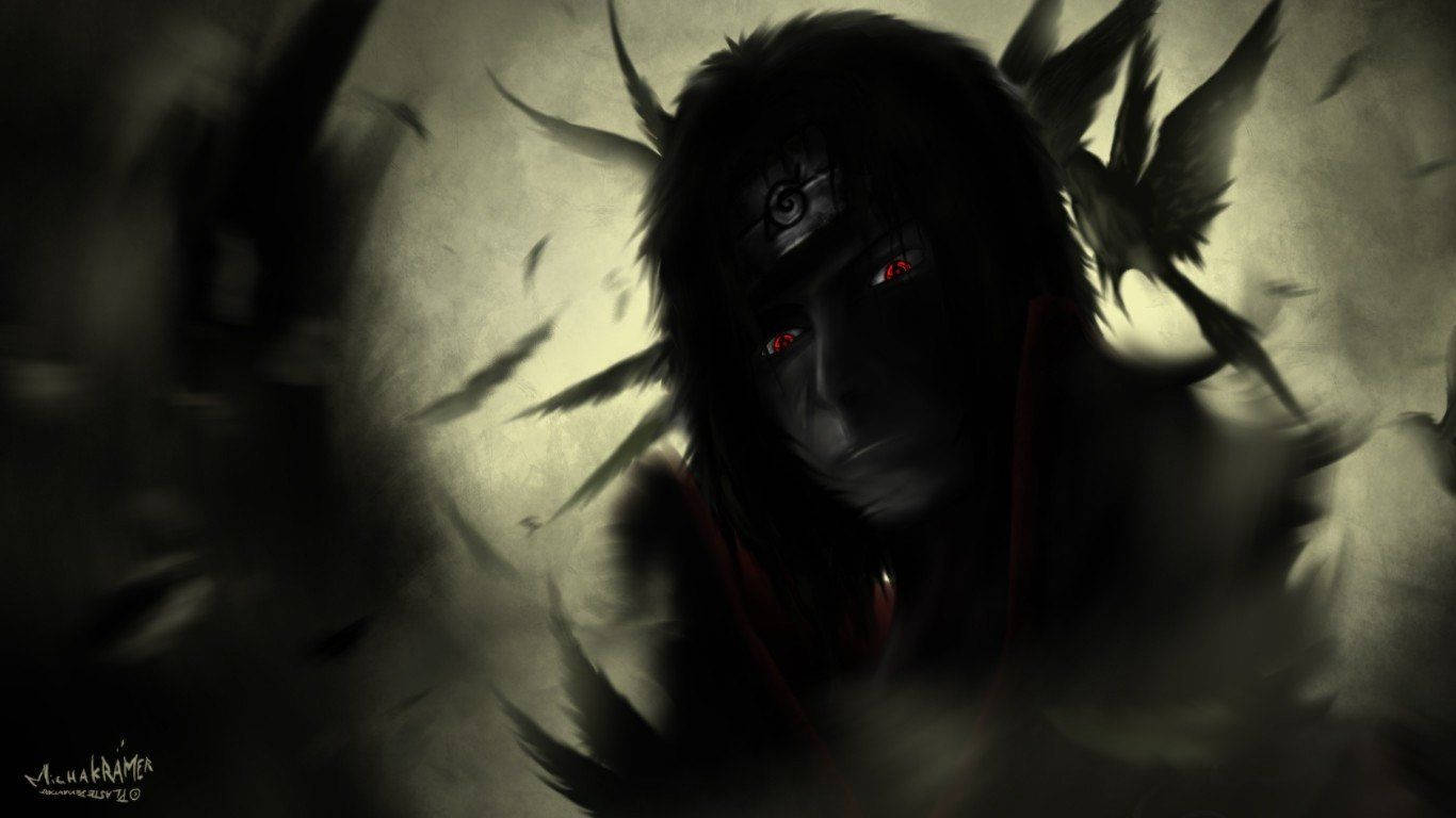 1366x768 宇智波鼬 HD 壁紙與背景圖片