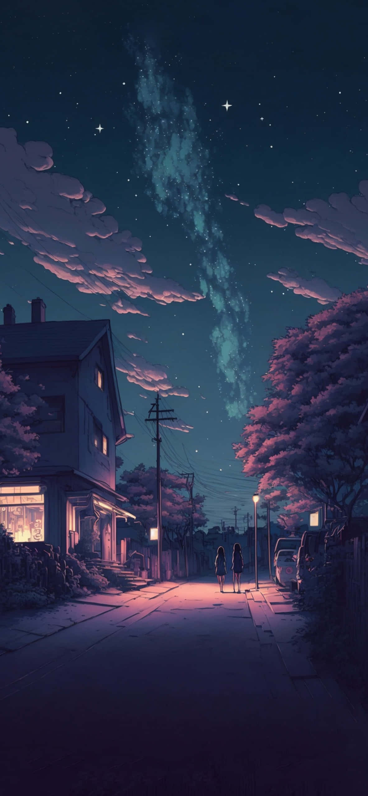 寧靜夕景 動漫美學 壁紙