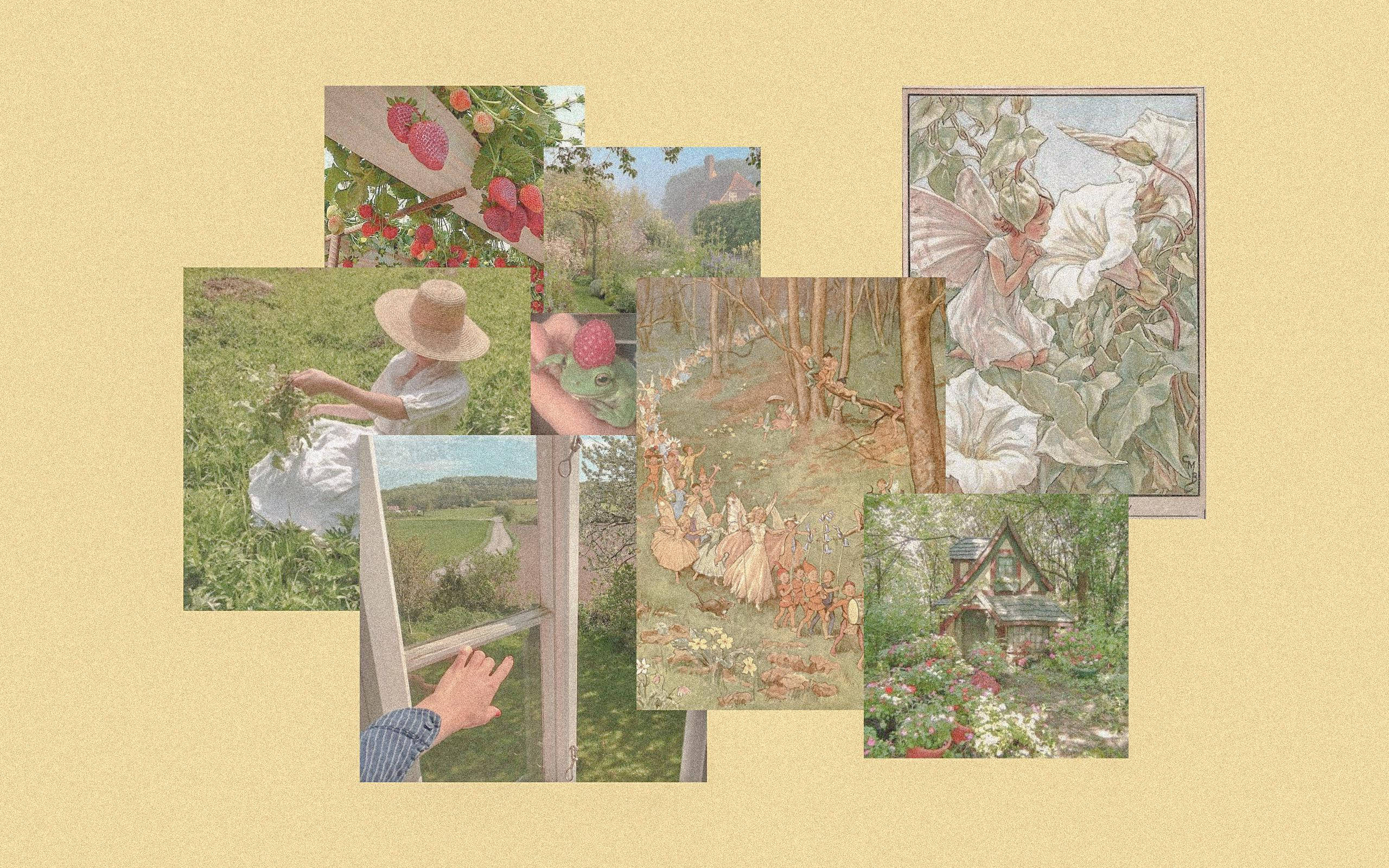 小屋生活田園風桌面 壁紙