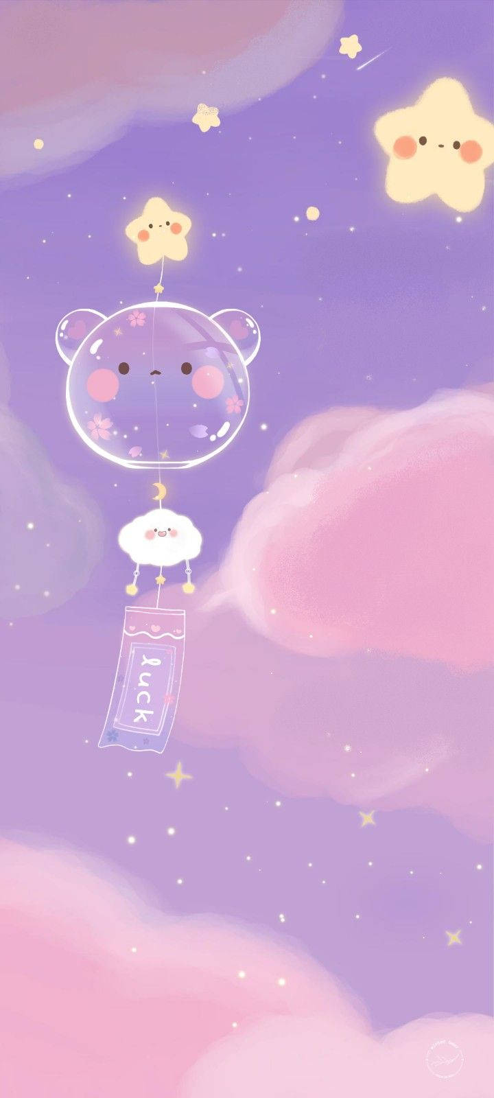 小星星柔和美學 壁紙