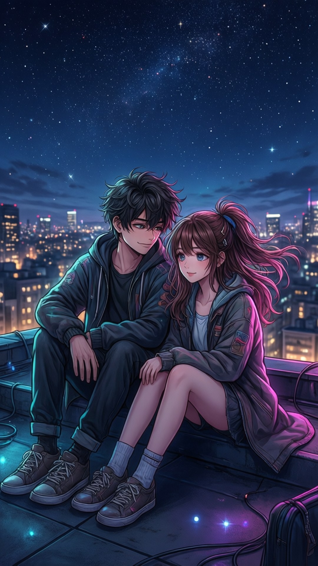 屋頂之夜 壁紙