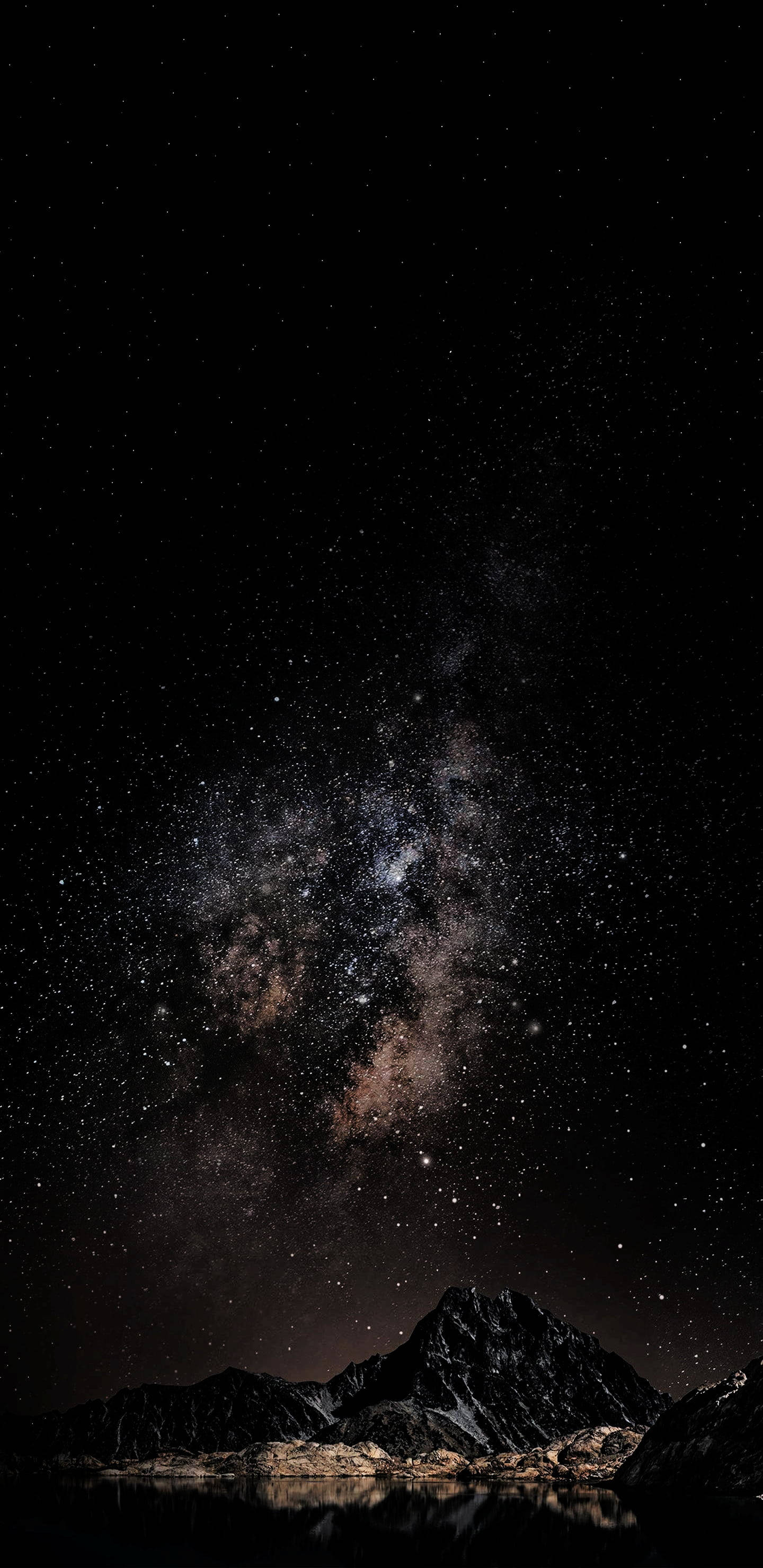 山巔星空 壁紙