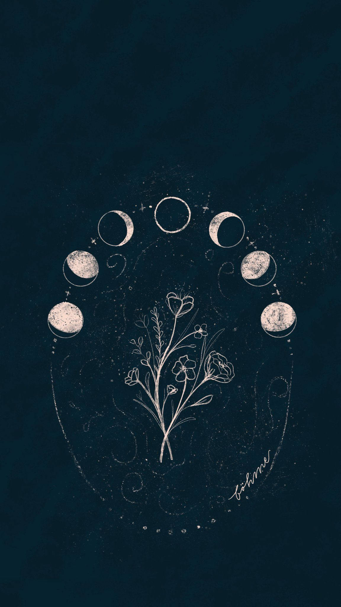 巫幻美學月之花 壁紙