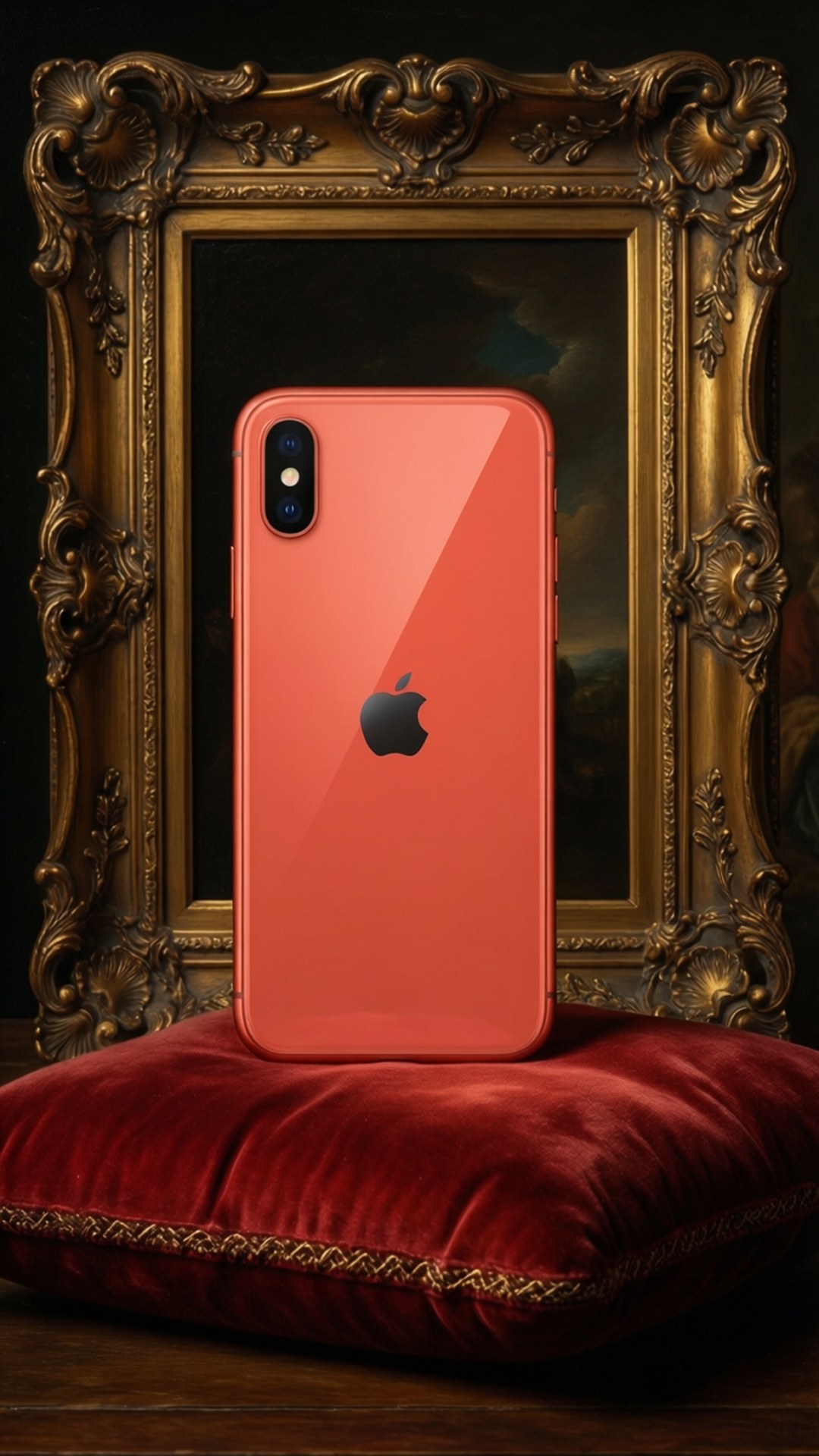 巴洛克珊瑚iPhone XR 壁紙