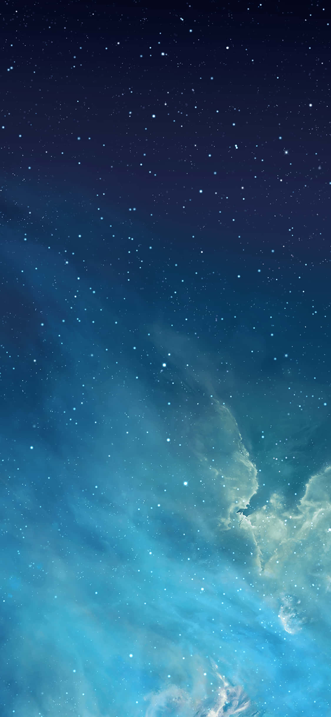 布满星星的蓝天 壁紙