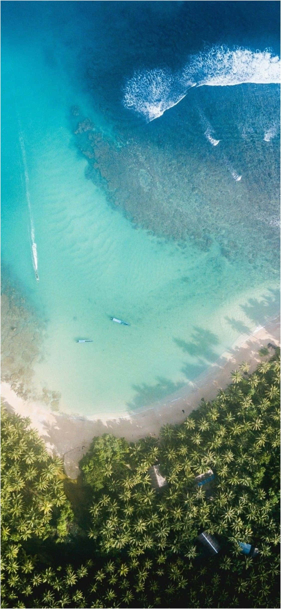 希臘伊奧斯海灘的迷人美景 壁紙