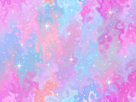 彩色星雲繁星圖案 壁紙