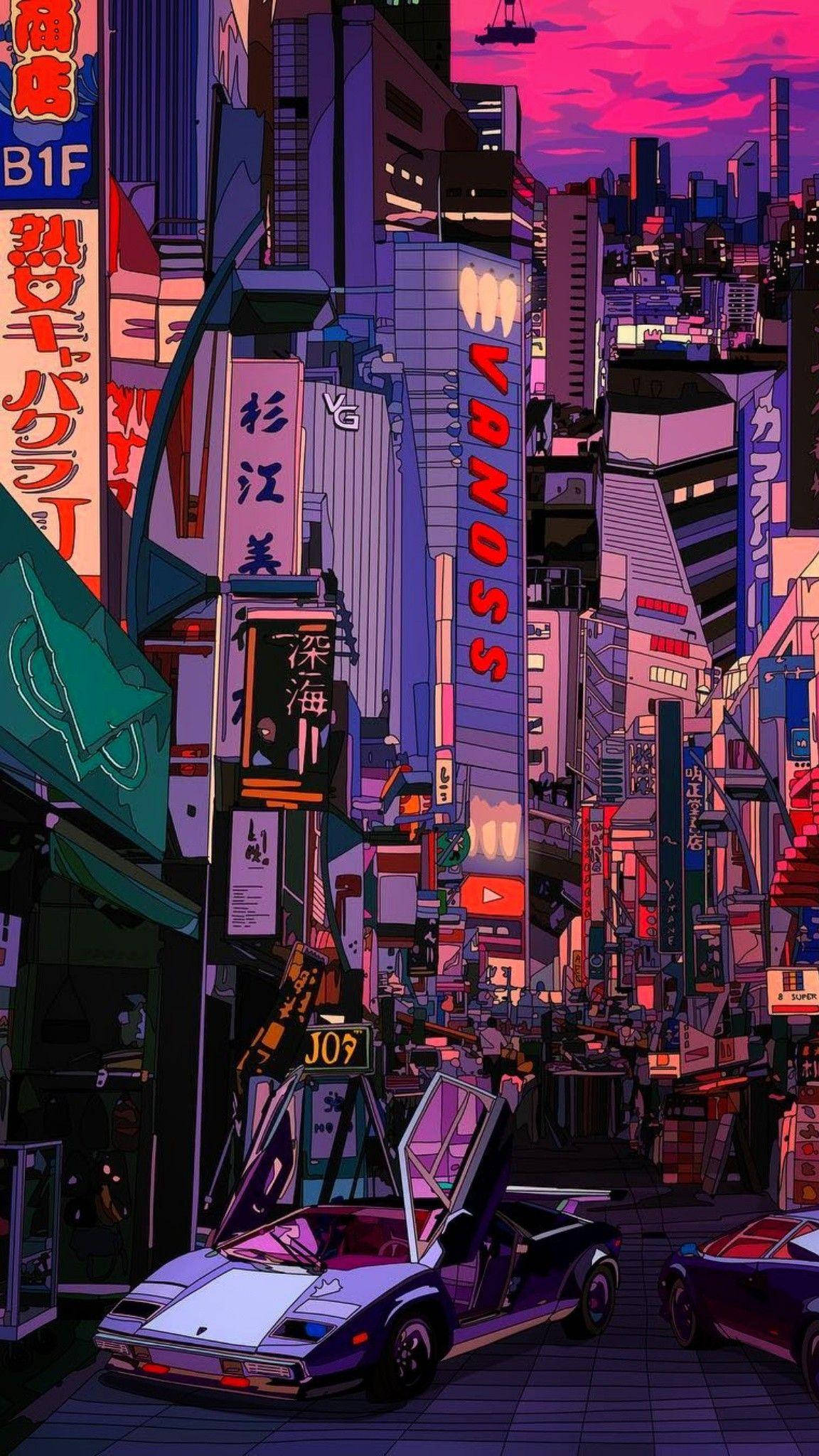 復古東京美學城市 壁紙