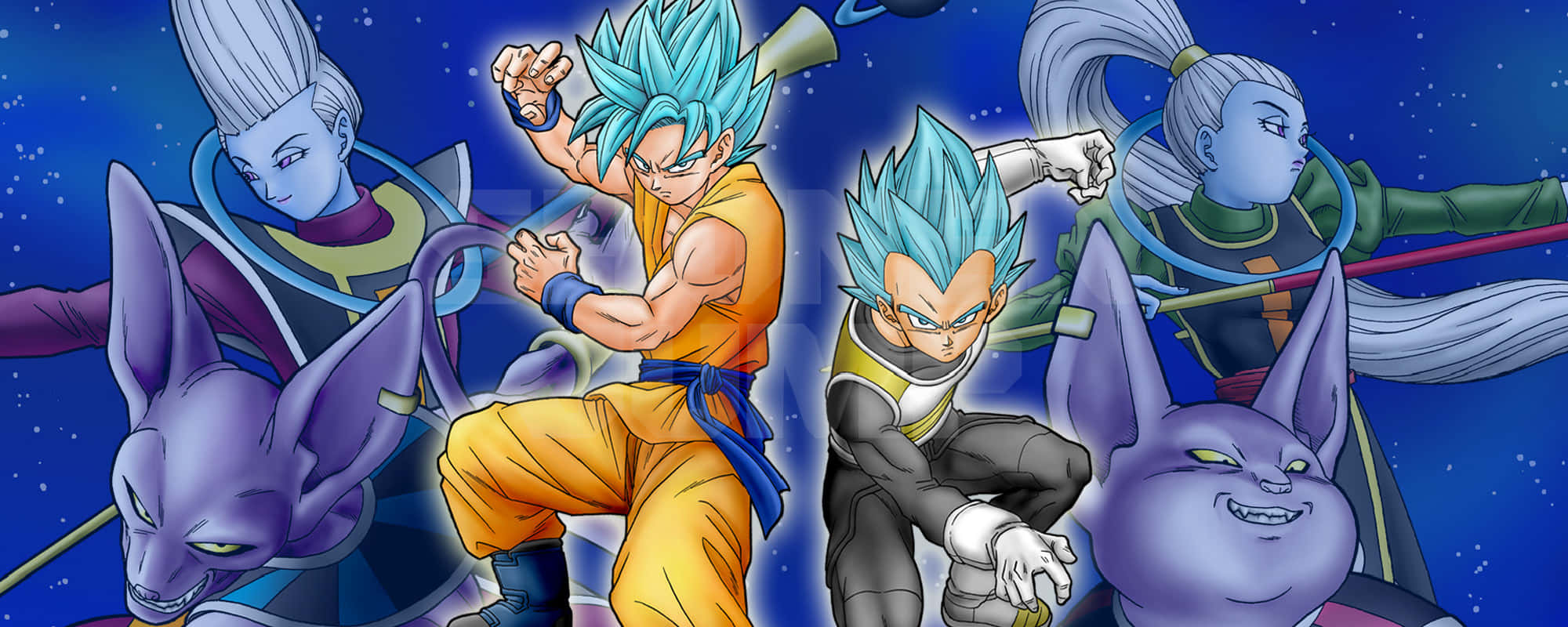 「悟空與夥伴們準備好拯救世界了！」 壁紙