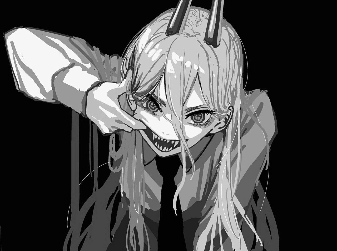惡魔女孩 銳利動漫頭像 壁紙