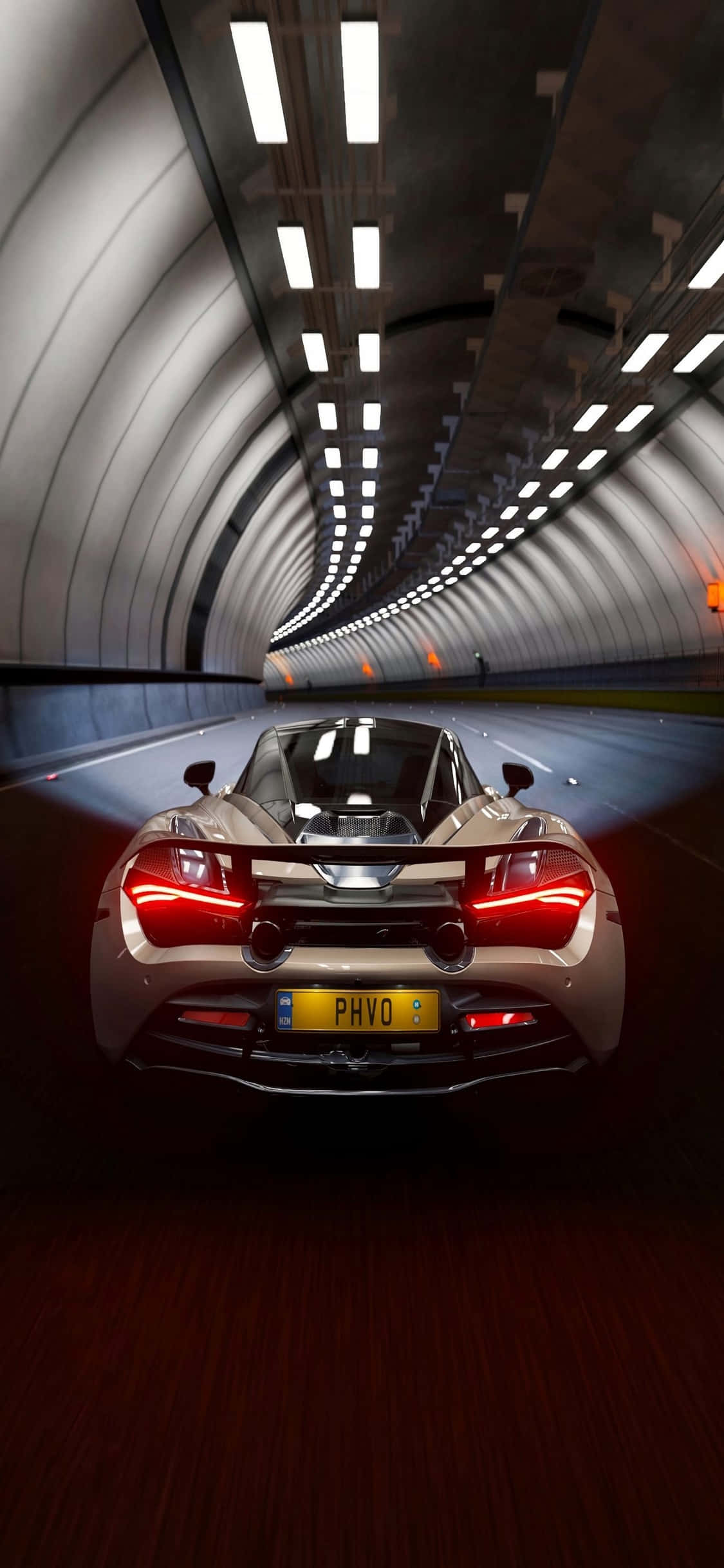 「將McLaren 720s的強勁動力握在手中，搭配iPhone Xs」 壁紙