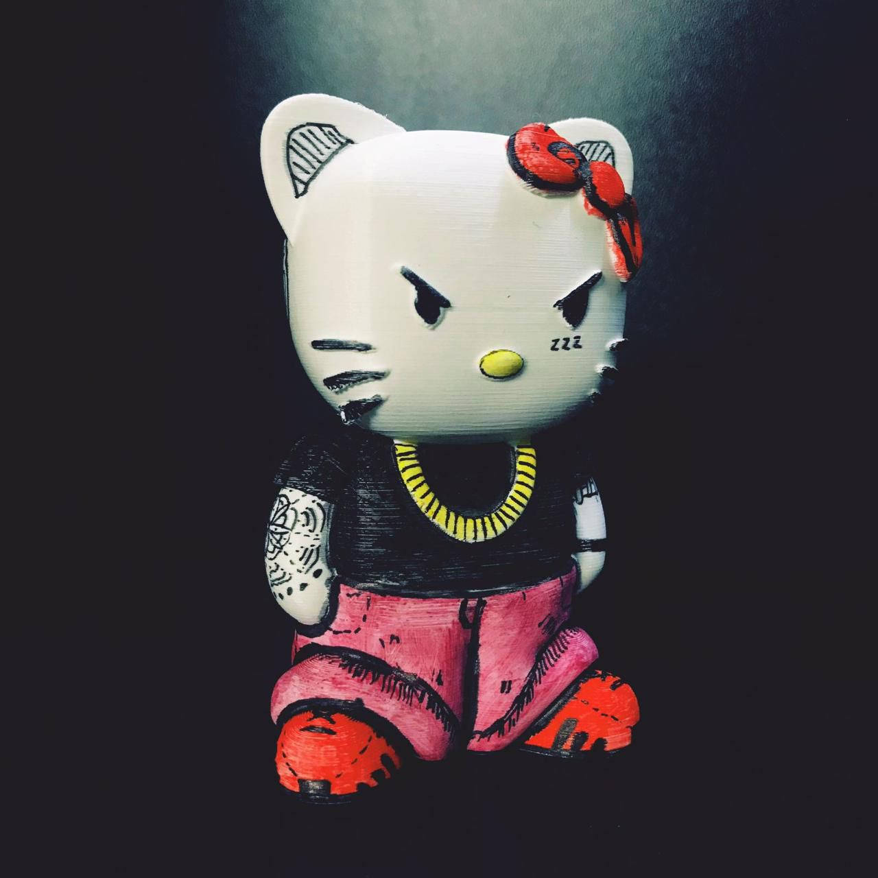 愤怒的凯蒂猫万圣节恶棍 壁紙