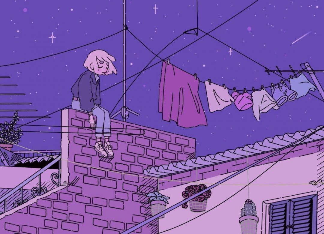 憂鬱女孩柔美風格 壁紙