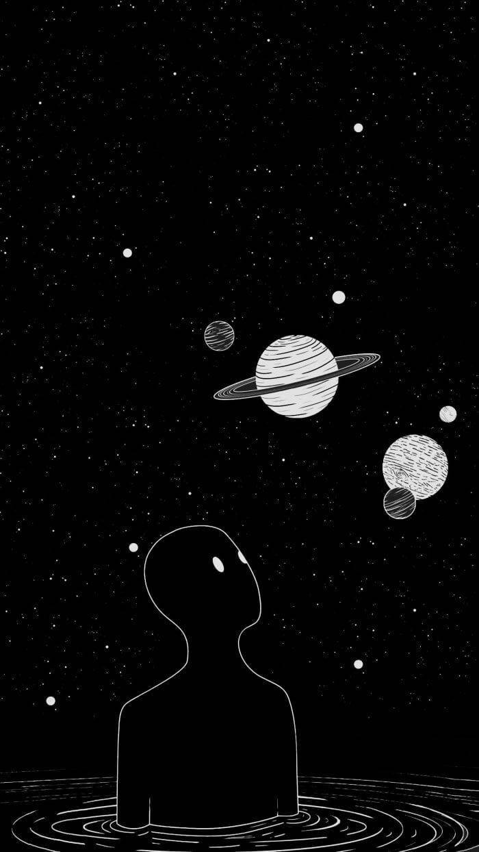 憂鬱美學與行星 壁紙