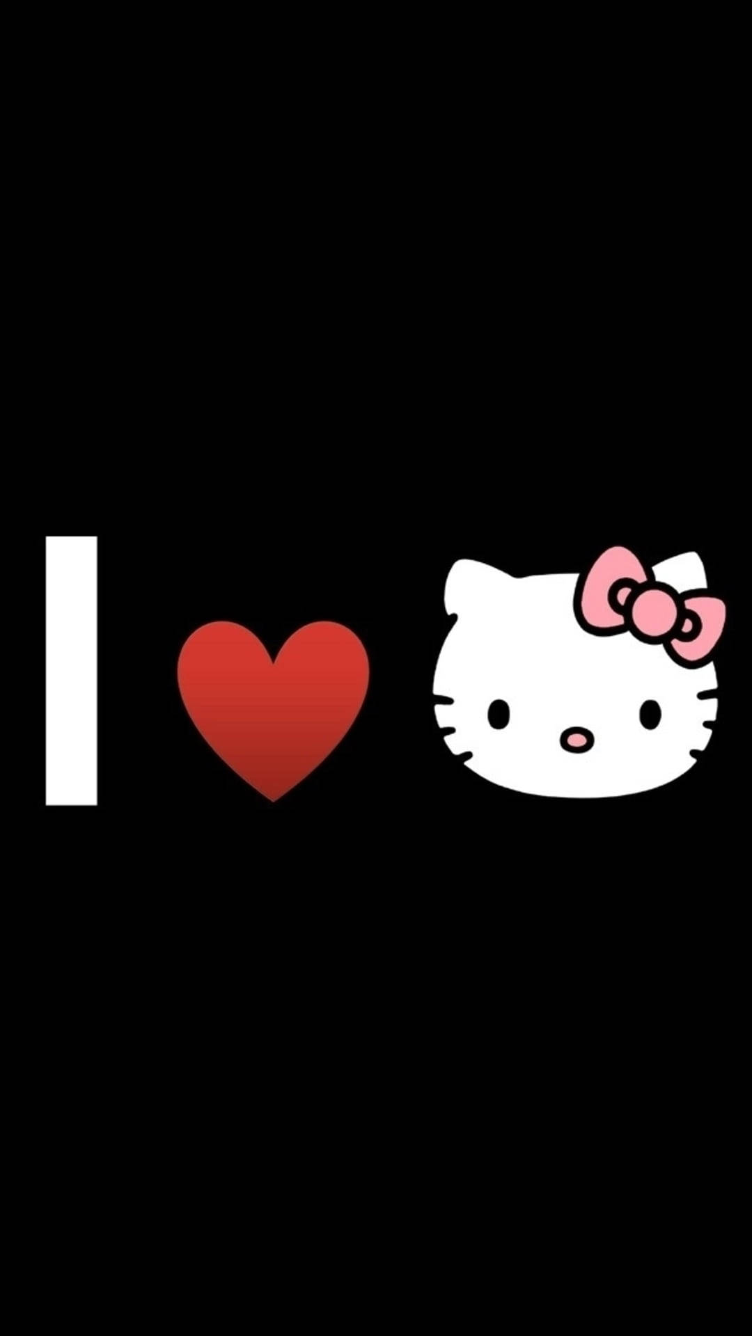 我愛黑色Hello Kitty 壁紙
