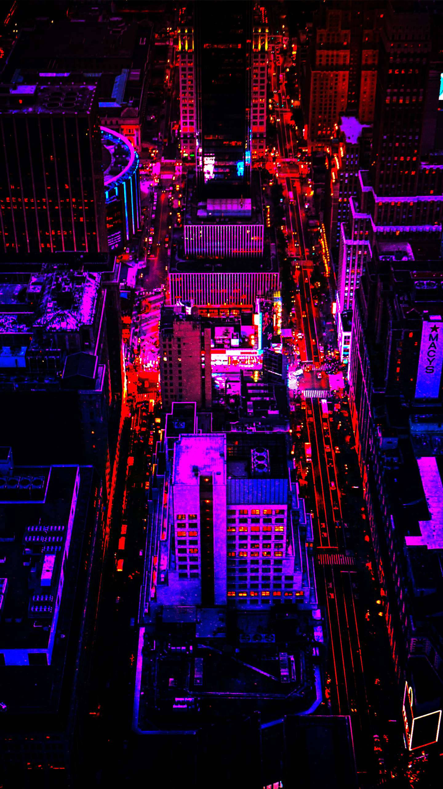 拉斯维加斯霓虹城市夜景 iPhone 壁紙