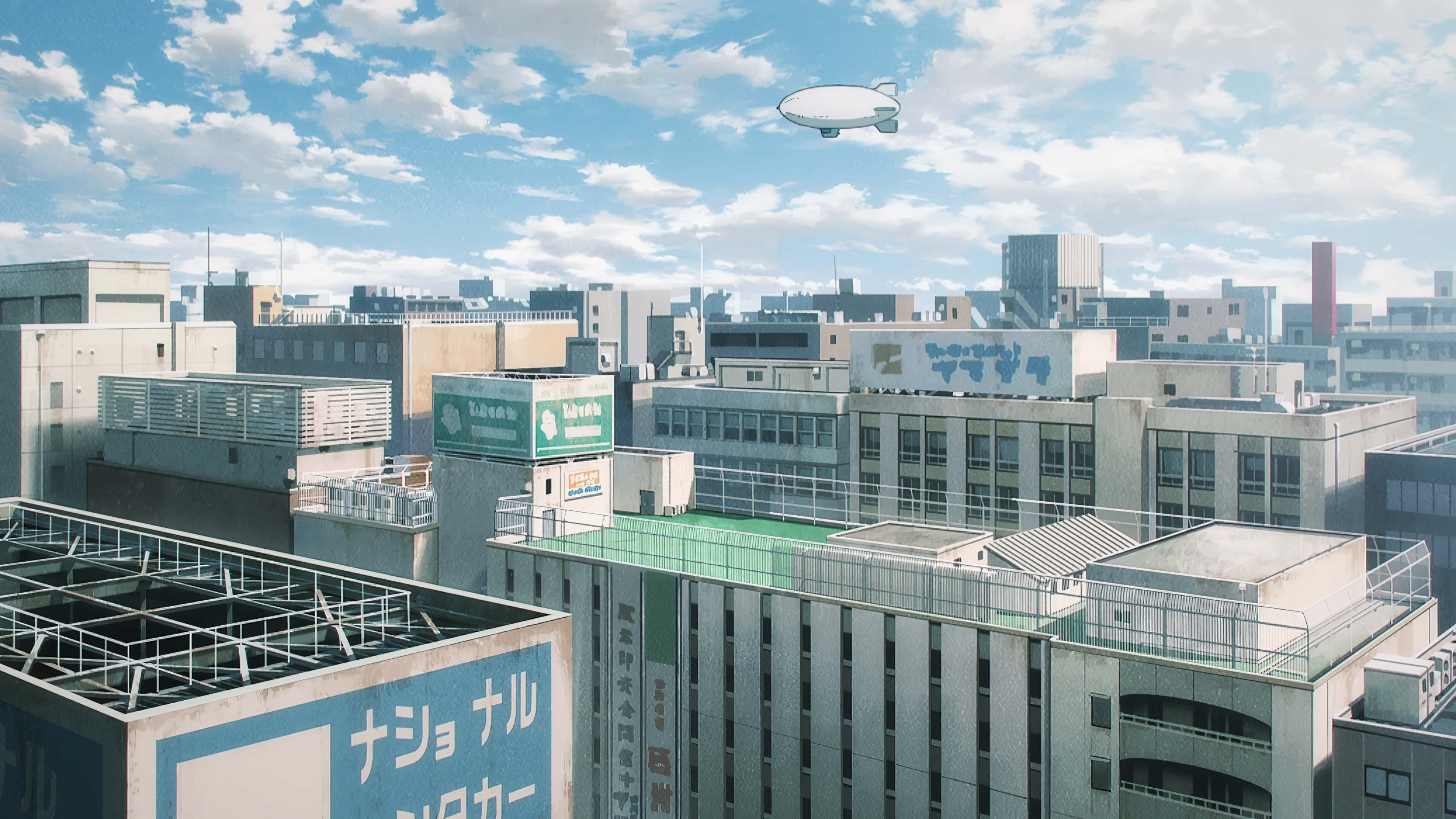 探索動漫城市街道！ 壁紙