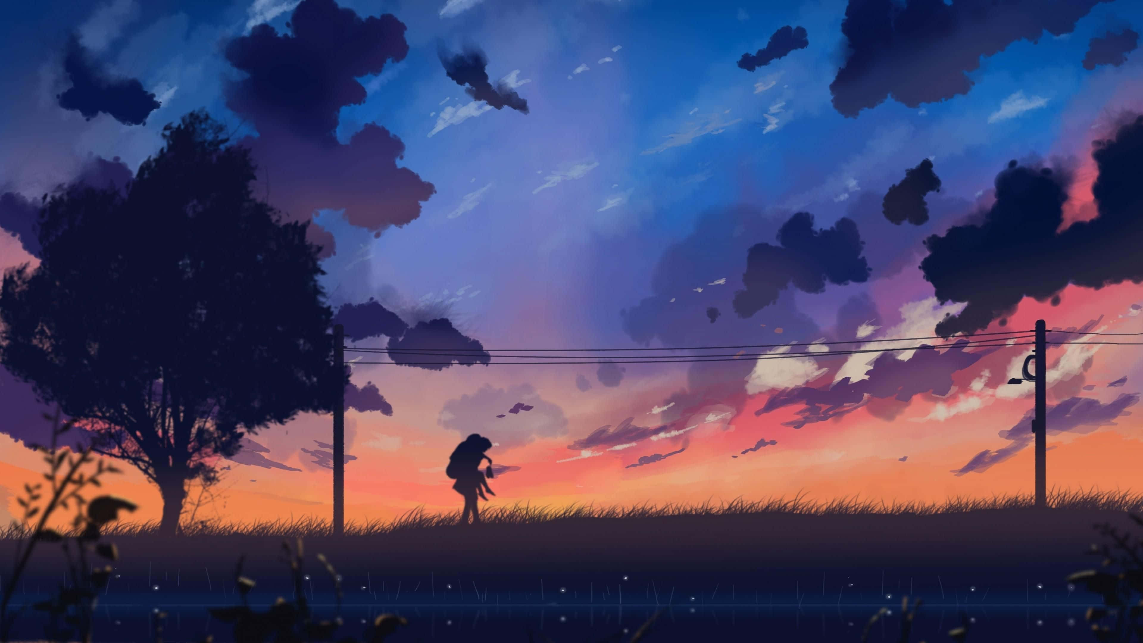 探索動漫的奇幻世界，盡享這片絕美風景 壁紙