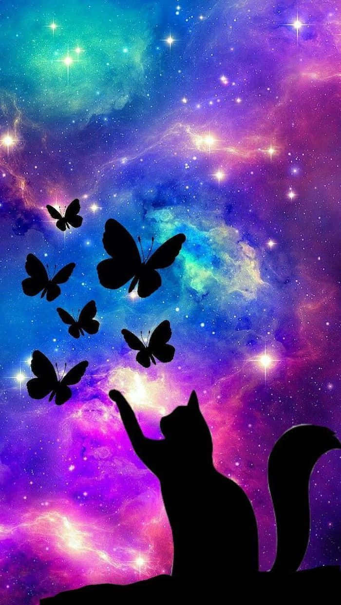 探索可愛星系的迷人美景 壁紙
