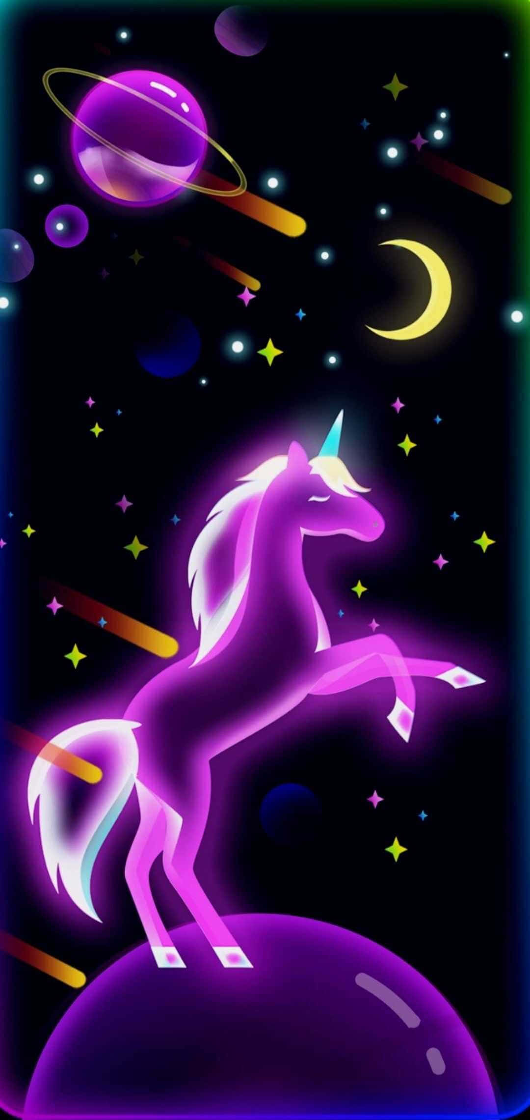 探索夜空的奇幻之美 壁紙