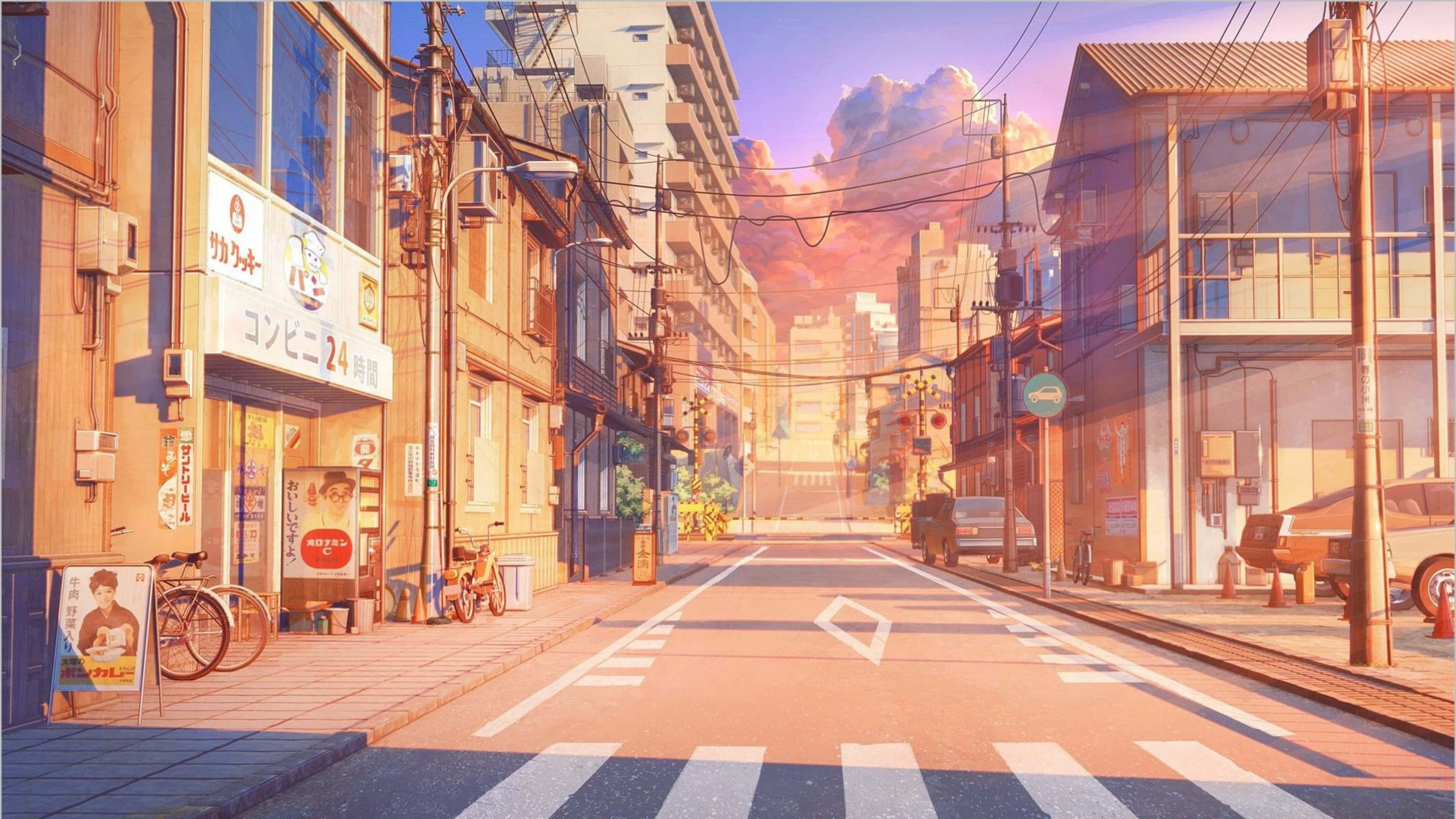 探索東京繁華街道 壁紙