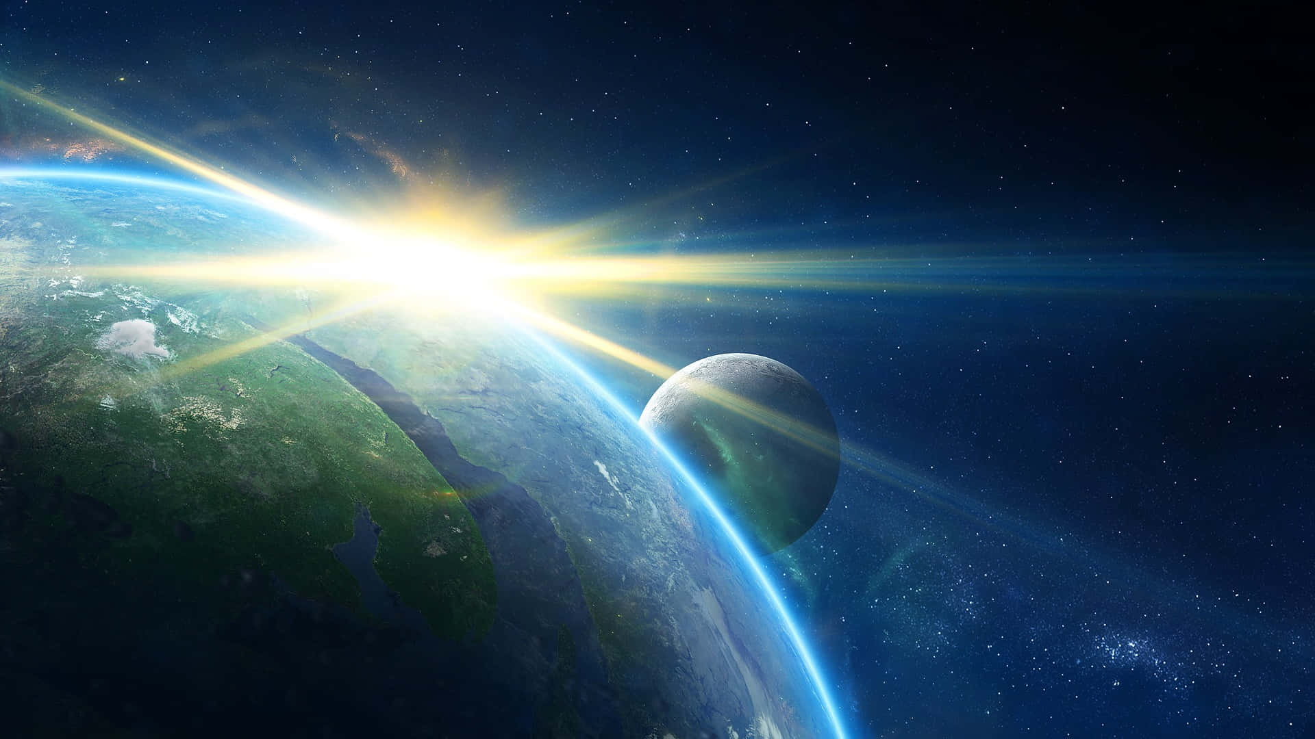 「探索超越我們自身的宇宙美學世界」 壁紙
