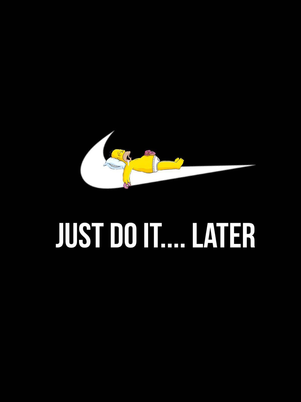 搞笑荷馬Nike美學 壁紙