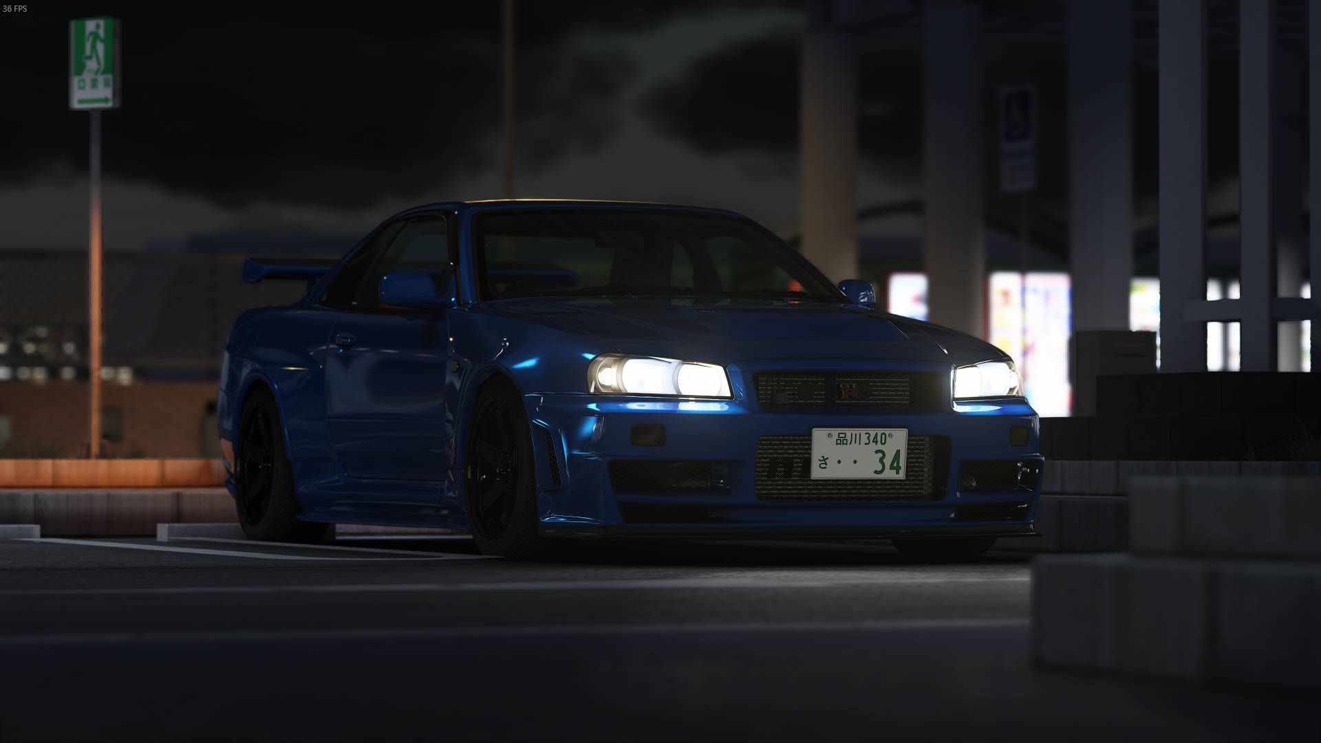 Assetto Corsa Skyline R34 Nismo電玩遊戲HD桌布 | 背景圖片