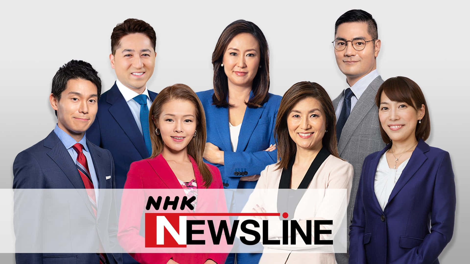 數位螢幕上展示的最新全球新聞多元報導 壁紙