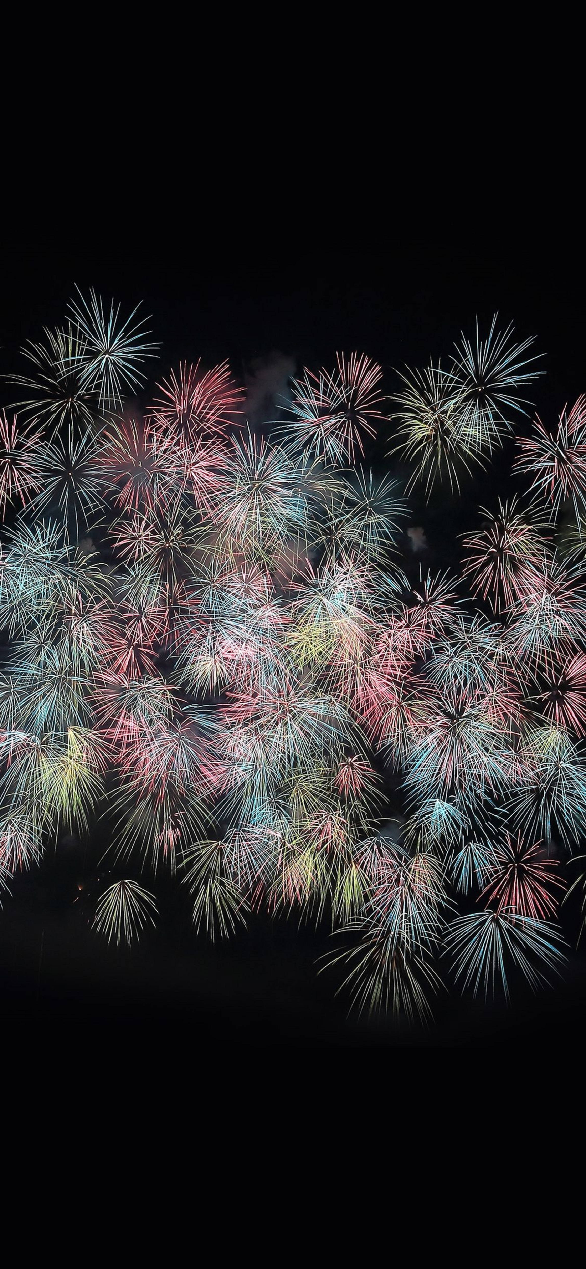 新年烟花柔和美学 壁紙