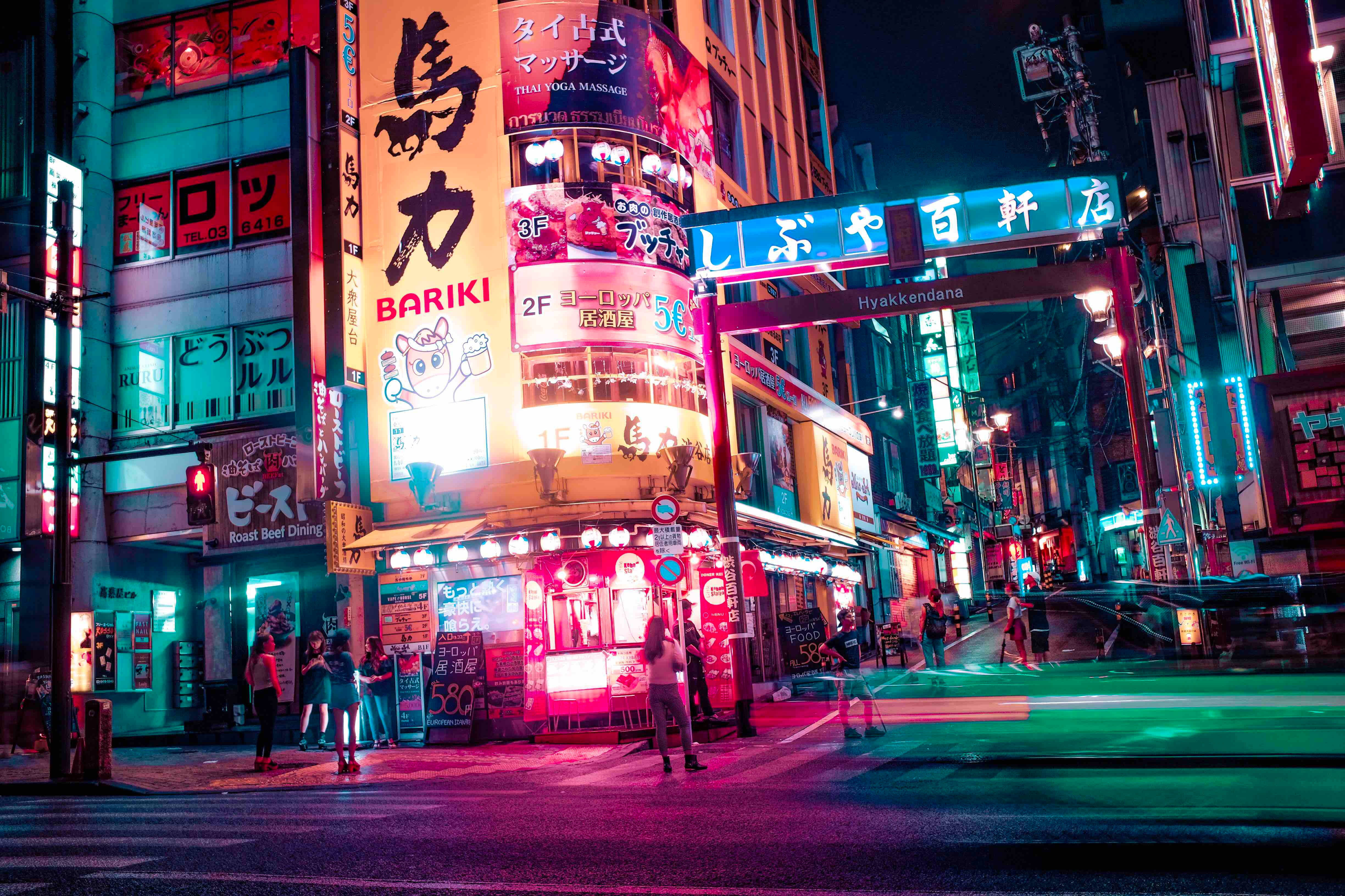 日本4K城市夜景 壁紙
