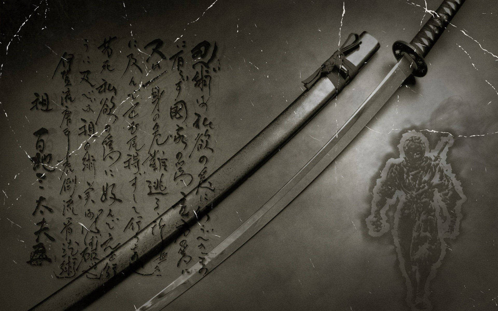 日本武士刀 壁紙