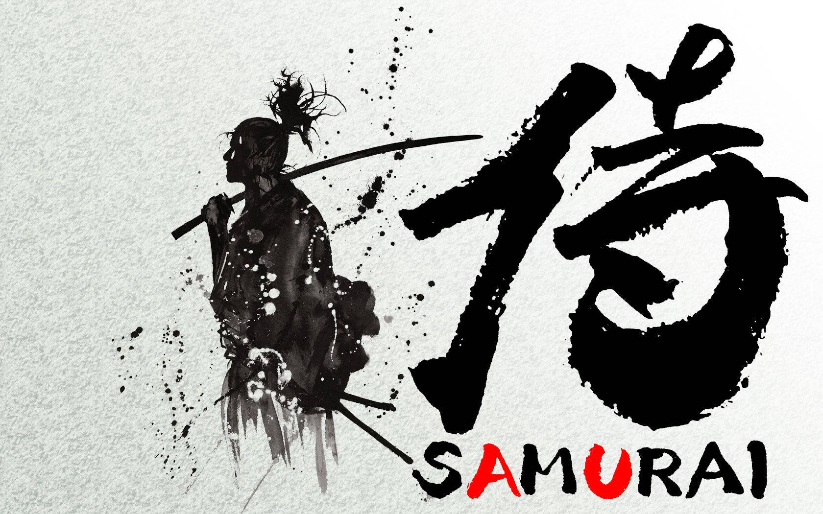 日本武士马尾发型 壁紙