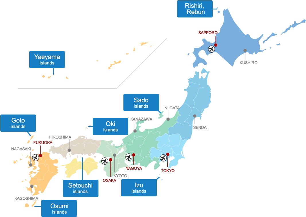 日本群島地圖 壁紙