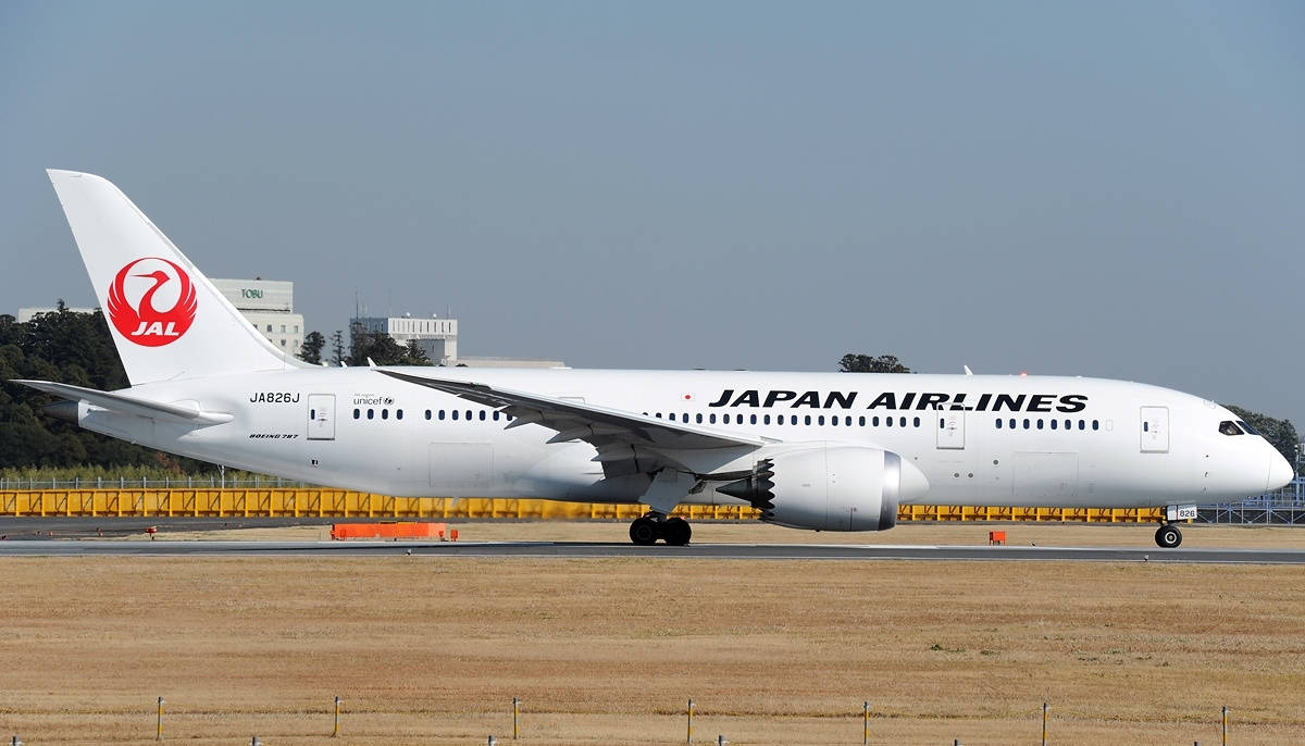 日本航空飛機跑道 壁紙