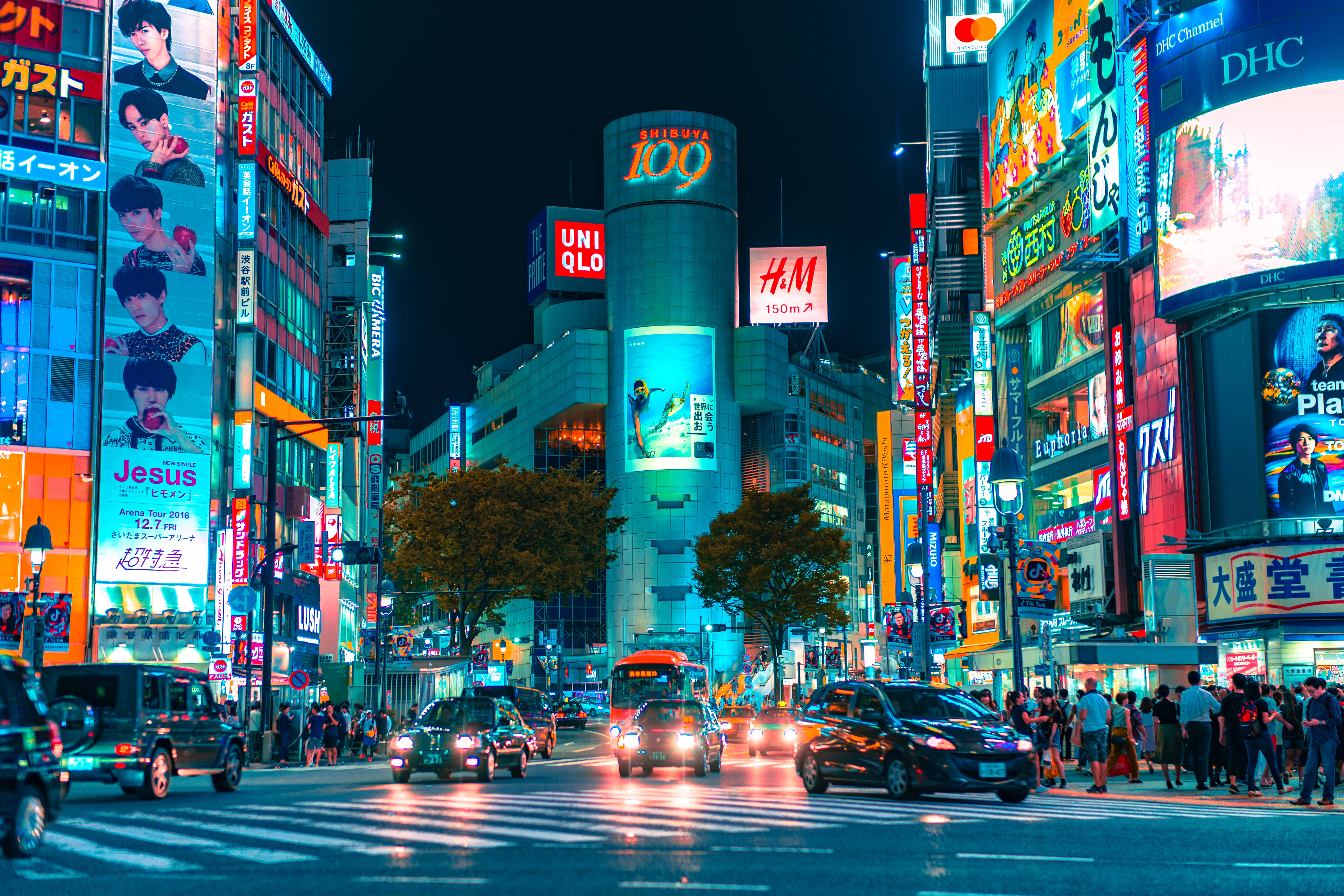 日本高清澀谷109東京購物中心 壁紙