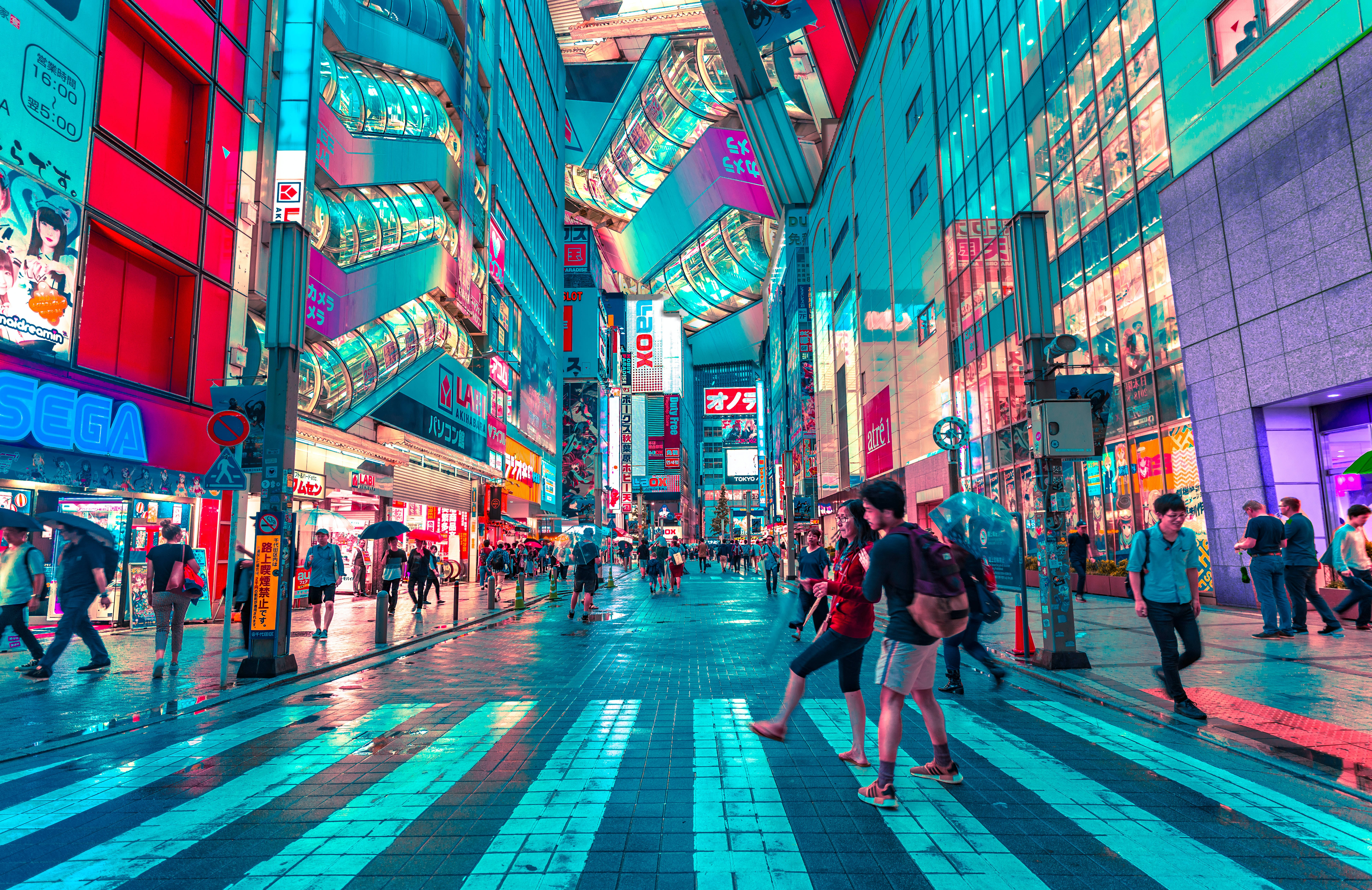 日本高清繁忙东京街道 壁紙
