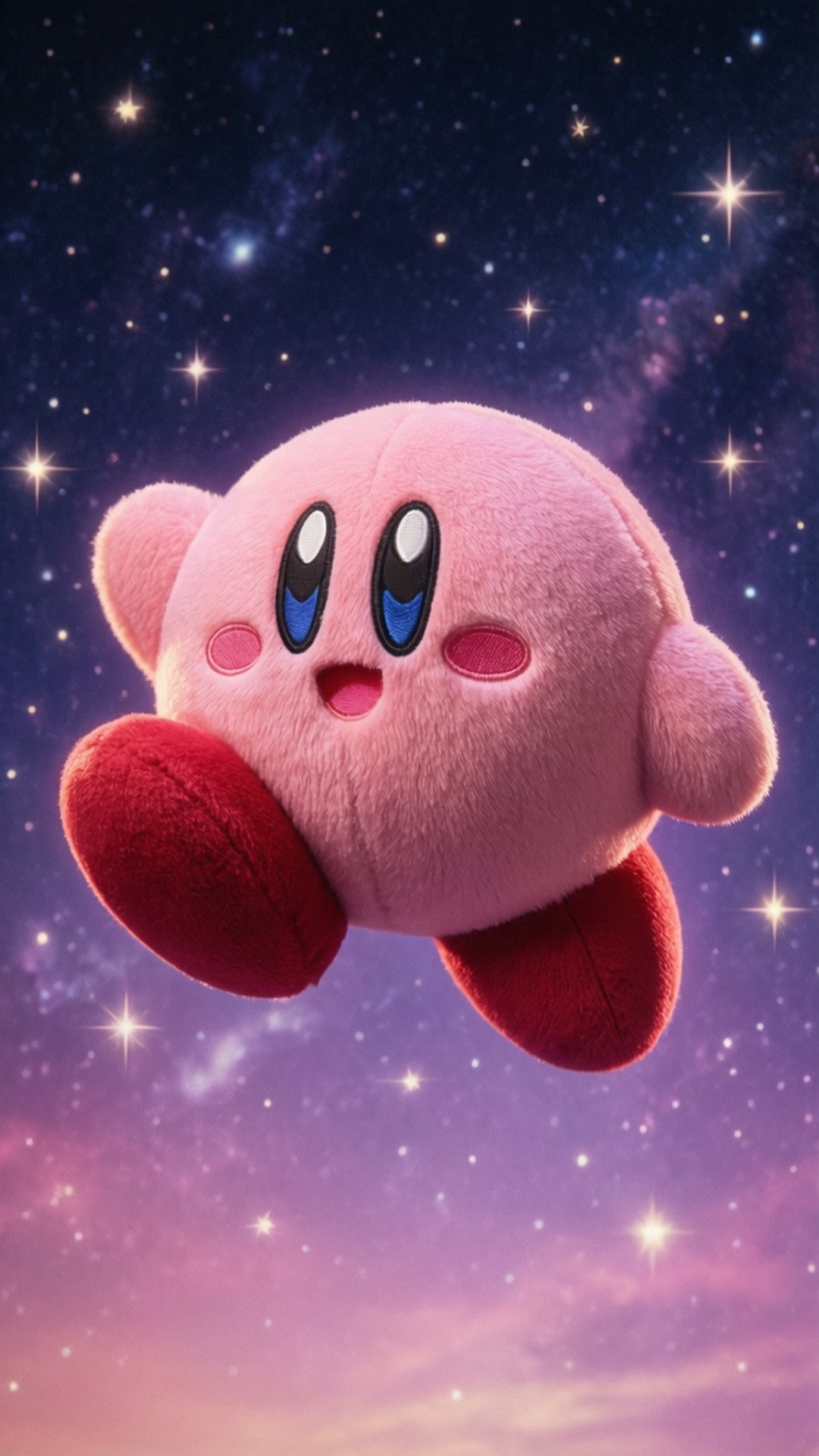 星之卡比夢幻星空 壁紙