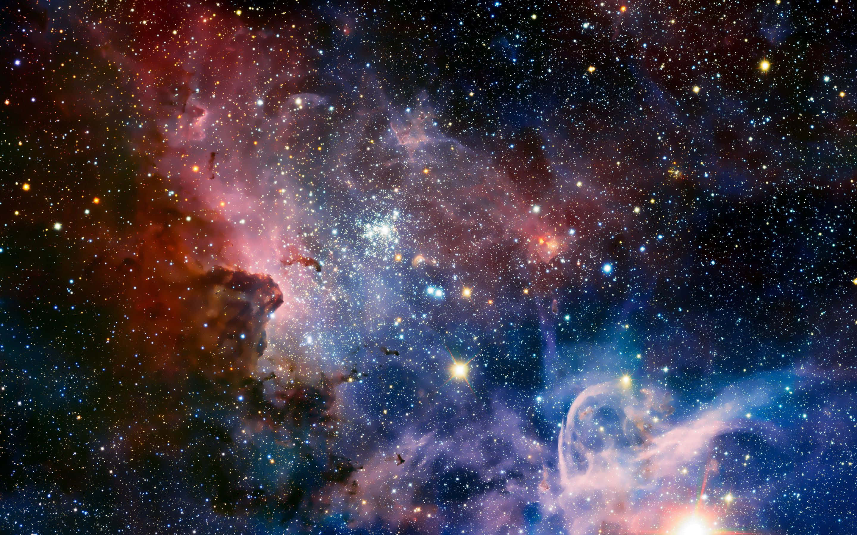 星云与星辰的景致 壁紙