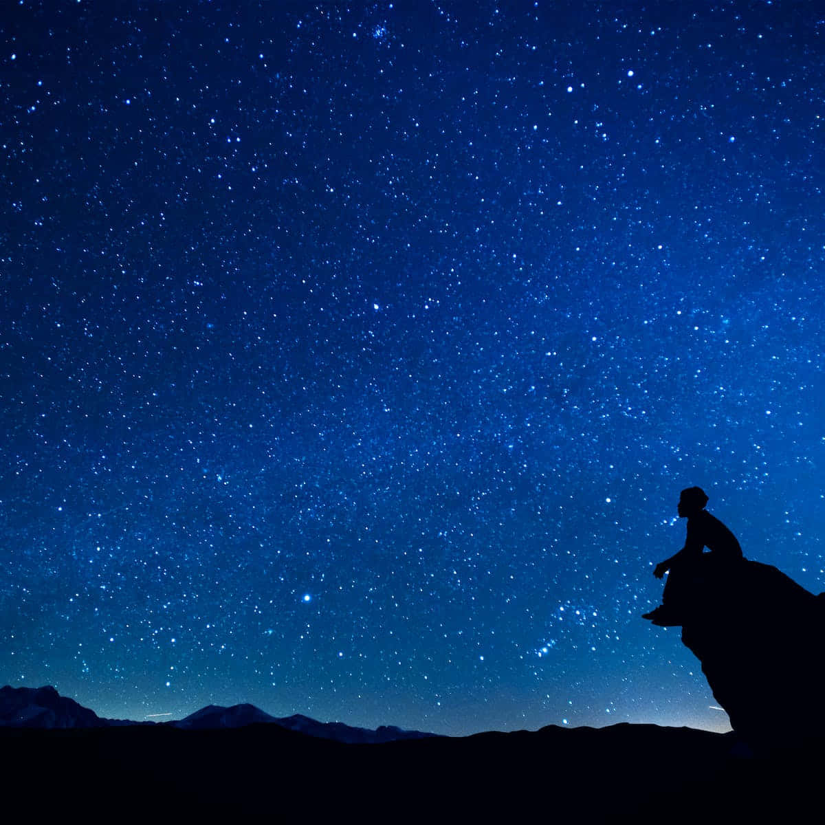 星夜天空景觀 壁紙