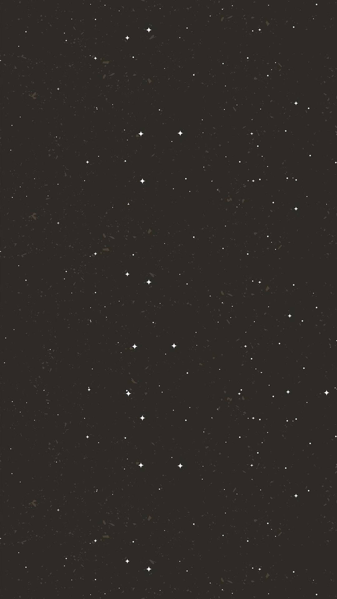星空極簡黑手機桌布
